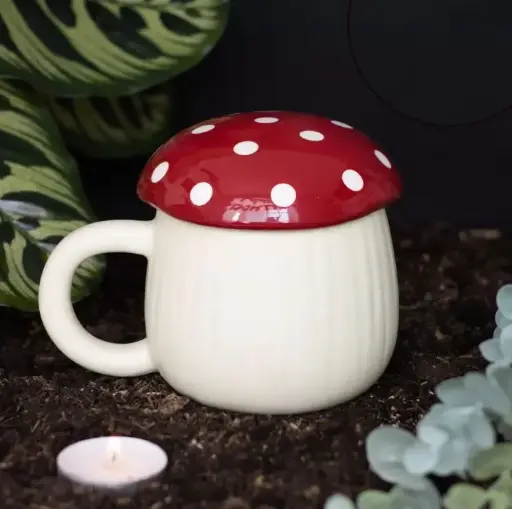 Tasse en forme de champignon